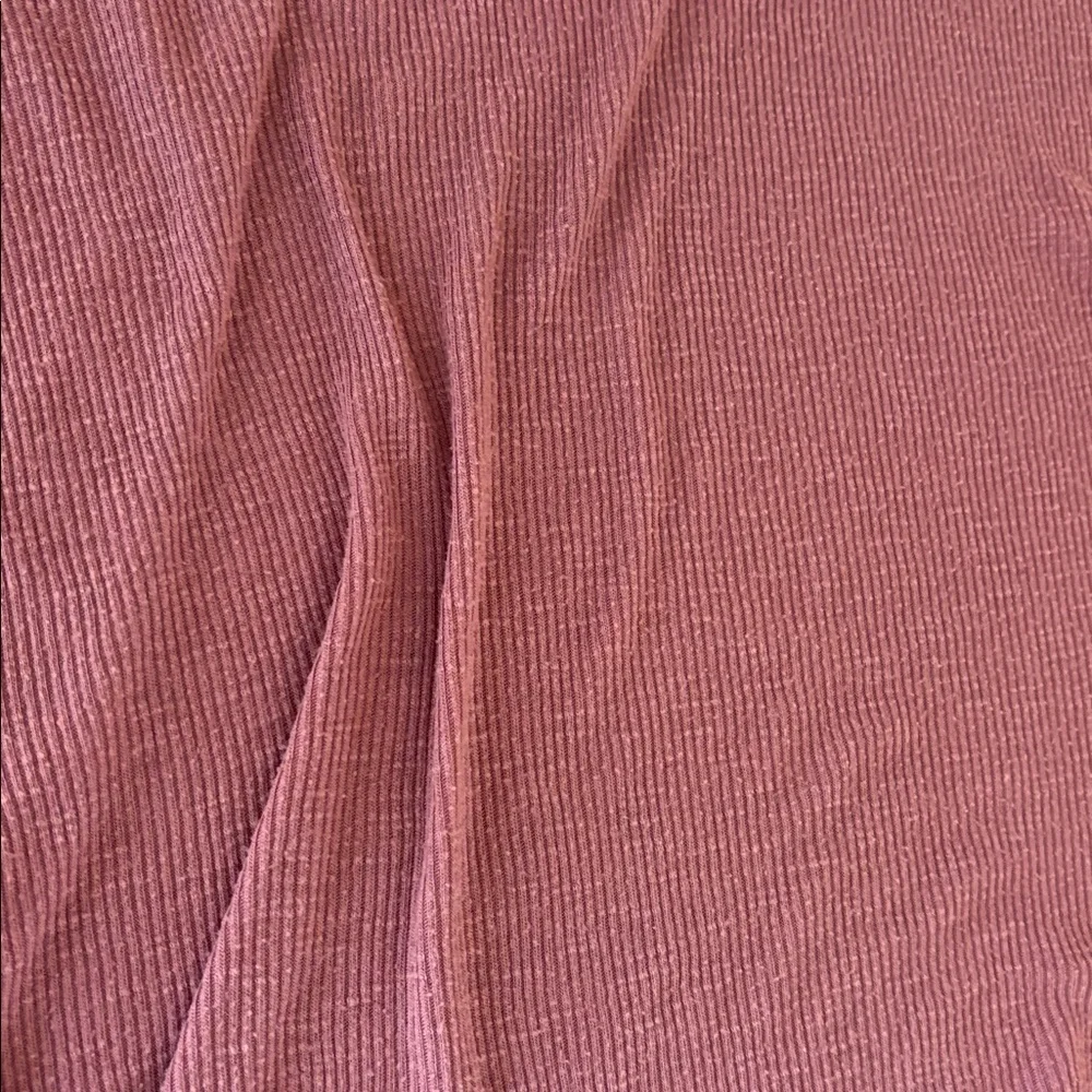 Free People Long Beach Ribbed Rose Pink Racerback Tank Top